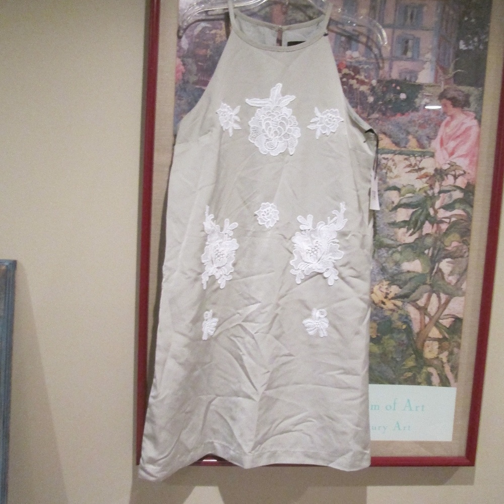 NWT Victoria Beckham lace applique shift dress NEW
